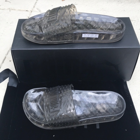 NWT Fenty Puma Jelly Slide Arctic Dust WMNS - Picture 4 of 6